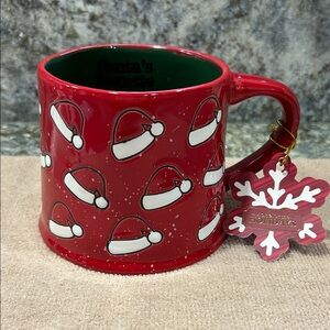 NWT Santa Hat Red Christmas Mug